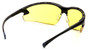 Pyramex Safety Glasses ~ VENTURE III ~ Black Frame ~ Amber Lens