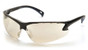 Pyramex Safety Glasses ~ VENTURE III ~ Black Frame ~ Indoor Outdoor Lens