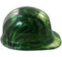 Venom Snake Green Hydro Dipped Hard Hats ~ Right Side View
