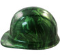 Venom Snake Green Hydro Dipped Hard Hats ~ Left Side View