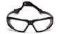 Pyramex Highlander Safety Glasses ~ Black Frame - Clear Anti-Fog Lens