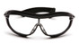 Pyramex XS3 Plus Safety Glasses ~ Black Frame - Clear Anti-Fog Lens