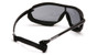 Pyramex XS3 Plus Safety Glasses ~ Black Frame - Gray Anti-Fog Lens