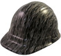 Silver Flame Hydro Dipped Hard Hats ~ Oblique View