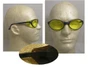 Uvex Bandit Safety Glasses ~ Blue Frame ~ Amber Lens