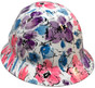 Flower Hydro Dipped Hard Hats Full Brim Style