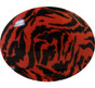 Tiger Orange Hydro Dipped Hard Hats ~ Detail View