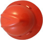 MSA V-Gard Full Brim Hard Hats with Fas-Trac Suspensions Orange