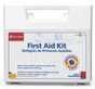 OSHA Compliant First Aid Kits ~ 10 Person, 62 Piece Bulk Kit, Plastic Case with Dividers