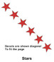 Reflective Hard Hat Decals ~ Stars