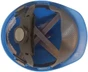 MSA Cap Style Large Jumbo Hard Hats with Fas-Trac Suspensions Blue - Suspension Detail