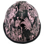 Tattoo Pink Hydro Dipped Hard Hats Cap Style Design - Oblique View