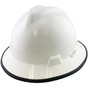 MSA V-Gard Full Brim Hard Hats with One-Touch Suspensions White - with Protective Edge
