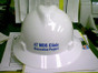 Multicolored Hard Hat Decals ~ A few examples of our work.