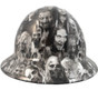 Real Zombie Hydro Dipped Hard Hats ~ Front View