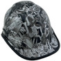 Tattoo Silver Hydro Dipped Hard Hats ~ Detail View