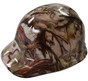 American Camo Hydro Dipped GLOW IN THE DARK Hard Hats ~ Oblique View
