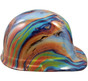 Oil Spill Design Hydro Dipped Hard Hats ~ Right Side View