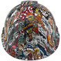 Sticker Bomb 4 Design Hydro Dipped Hard Hats 