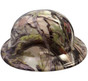 American Camo Hydro Dipped GLOW IN THE DARK Hard Hats ~ Side View