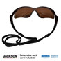 Jackson Nemesis Polarized Safety Glasses w/ Brown Lens