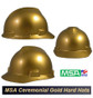 MSA Specialty Cap Style Hard Hat with Ratchet Suspension ~ Ceremonial Gold