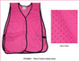 Economy Soft Mesh Safety Vests ~ Fuchsia
