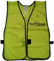Imprinted Lime Safety Vests one color front