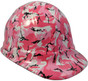 Pink Camo Hydro Dipped Hard Hats ~ Oblique View