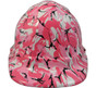 Pink Camo Hydro Dipped Hard Hats ~ Front View