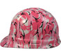 Pink Camo Hydro Dipped Hard Hats ~ Left Side View