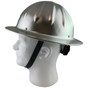 SkullBucket Aluminum Full Brim Hard Hats with Ratchet Suspensions - Silver