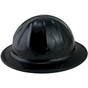 Skullbucket Aluminum Full Brim Hardhats with Protective Edge ~ Left