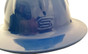 Skullbucket Aluminum Full Brim Hardhats ~ Close up
