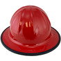 Skullbucket Aluminum Full Brim Hardhats with Protective Edge ~ Front
