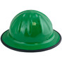 Skullbucket Aluminum Full Brim Hardhats ~ Green with Protective Edge