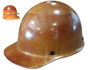 MSA Skullgard Jumbo Cap Style ~ Natural Tan ~ Oblique View