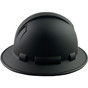 Pyramex Ridgeline Full Brim Style Hard Hat with Black Graphite Pattern with Protective Edge