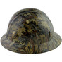 Oilfield Camo White Hydro Dipped Hard Hats Full Brim Style