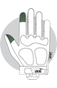 Mechanix M-Pact Wolf Grey Color Gloves, Part # MPT-88 pic 4