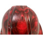 Hades Skull Red Hydro Dipped Hard Hats ~ Detail View