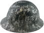 Digital Camo Hydro Dipped Hard Hats Full Brim Style ~ Right Side View