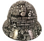 Bits and Bobs Hydro Dipped Hard Hats Full Brim Style ~ Front View