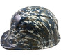 Navy Digital Camo Hydro Dipped Hard Hats ~ Left Side View