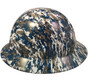 Navy Digital Camo Hydro Dipped Hard Hats ~ Left Side View 