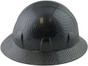 Carbon Fiber Design Hydro Dipped Hard Hats Full Brim Style ~ Right Side View
