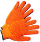 Polyester Orange Honeycomb Grip Gloves Pic 1