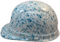 Raindrop Hydro Dipped Hard Hats, Cap Style ~ Left Side View
