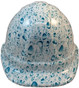 Raindrop Hydro Dipped Hard Hats, Cap Style ~ Front View