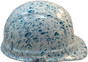 Raindrop Hydro Dipped Hard Hats, Cap Style ~ Right Side View